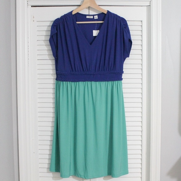 Cato Dresses & Skirts - ELECTRIC BLUE & TEAL MIDI DRESS • CATO